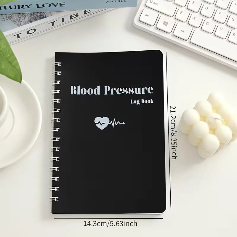 Blood Pressure Log Book Journal