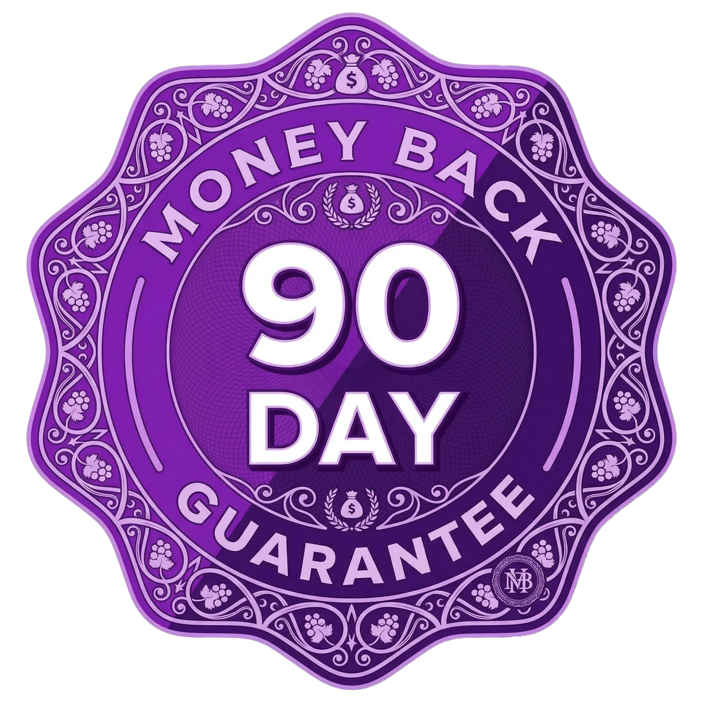 Extended 90-Day Money-Back-Guarantee