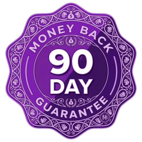 Extended 90-Day Money-Back-Guarantee